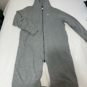 Nike Heather Gray long Hoodie